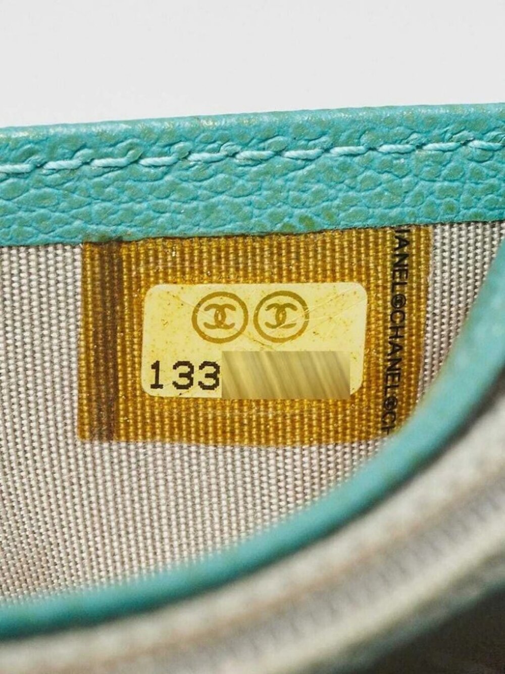 Chanel Green Leather Camellia Long Wallet - Picture 7 of 10